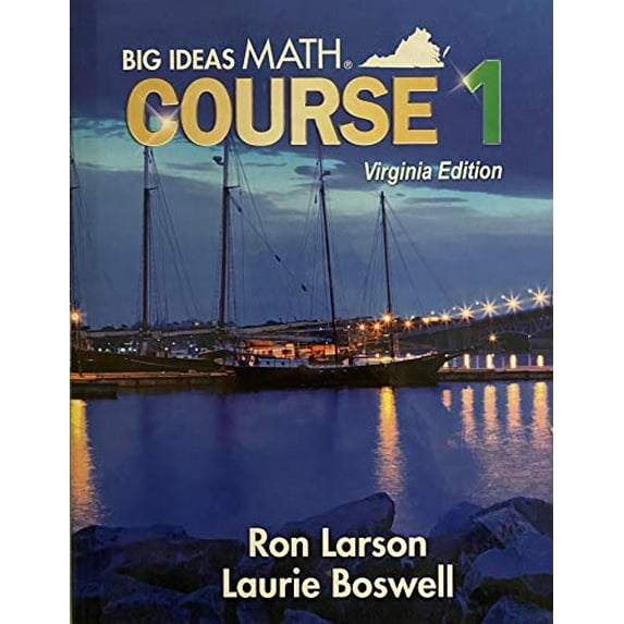 Pre-Owned Big Ideas Math, Course 1 Virginia Edition, c. 2019 9781635980967, 1635980968 Paperback