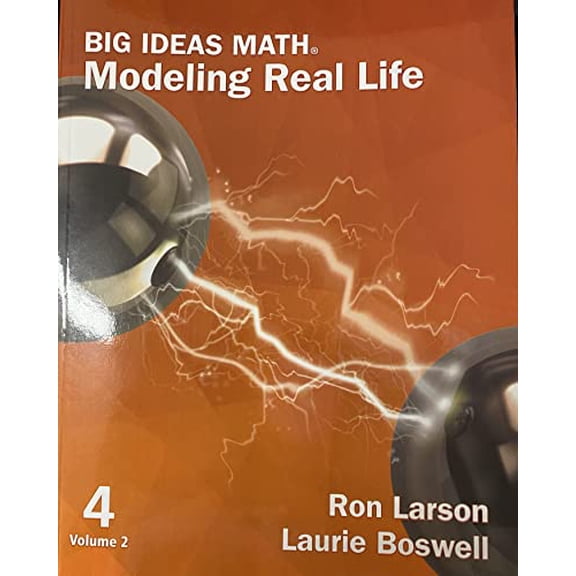 Pre-Owned Big Ideas Math: Modeling Real Life (2022) - Grade 4 Student Edition Volume 2, 9781637080634, 1637080638, Paperback,