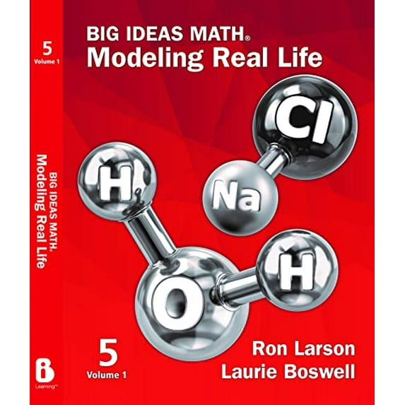 Pre-Owned Big Ideas Math: Modeling Real Life 2022 - Grade 5 Student Edition Volume 1 Paperback Larson