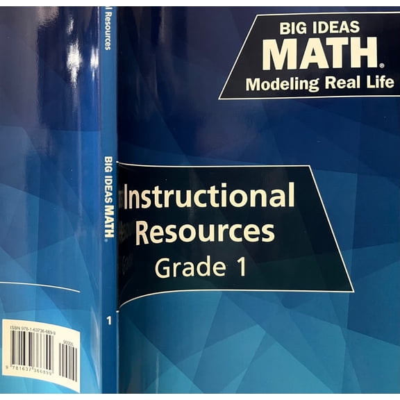 Big Ideas Math, Modeling Real Life, Grade 1, Instructional Resources, c. 2022, 9781637366899, 1637366892