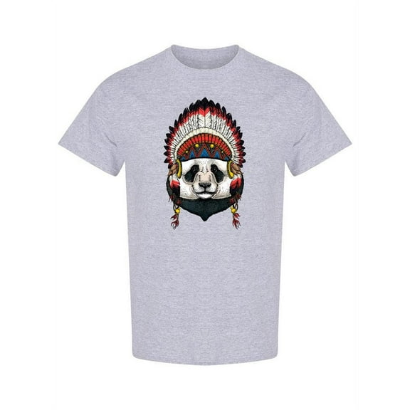Big Indian Panda T-Shirt Men -Image by Shutterstock, Male Medium