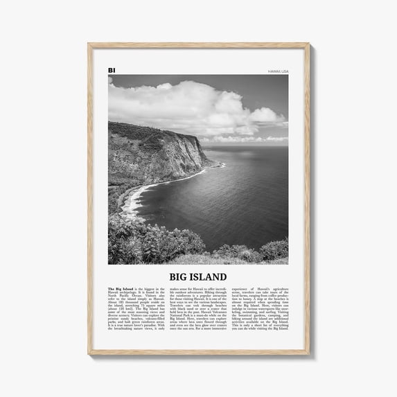 Big Island Black And White Hawaii Travel Nature Photography Travel Wall ...