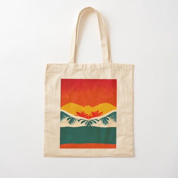 Big Island Ideas Cotton Tote Bag Canvas Tote Bag, Family Gift For Mother, Her