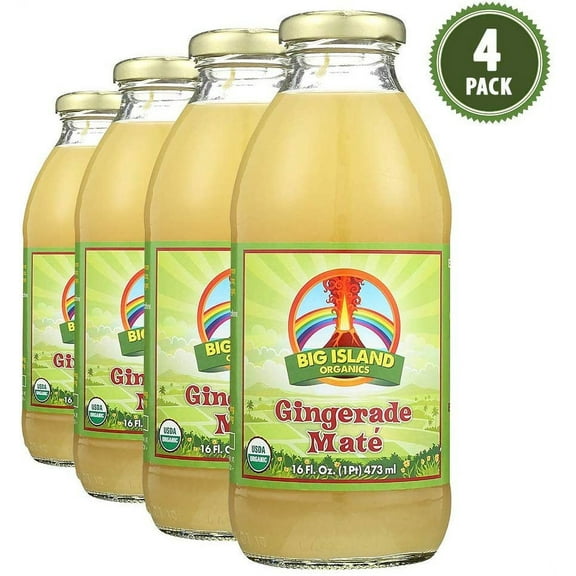 Big Island Organics - Gingerade Mate - 16oz (4 pk)