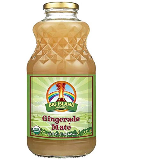 Big Island Organics Juice Gingerade Mate Organic 32 fl oz (Pack Of 12