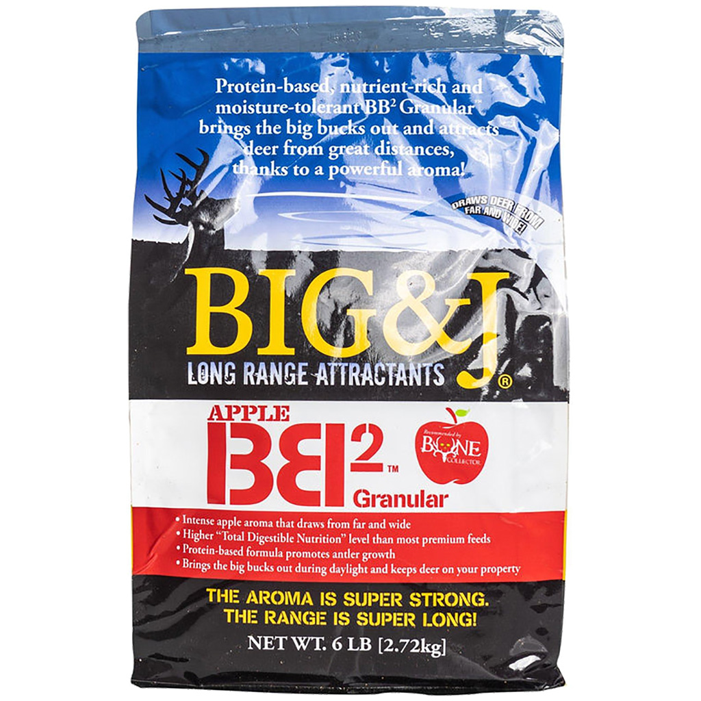 Big & J BB26AP Game Products BB2 Apple Granular Deer Attractant in 6