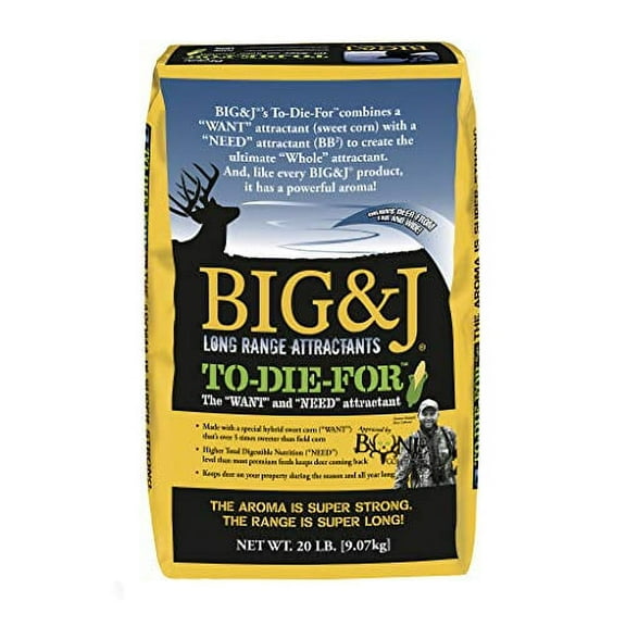 Big & J To-Die-For Granular Deer Attractant Sweet Corn 20 lb