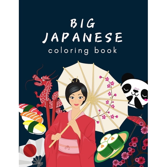 Big Japanese Coloring Book