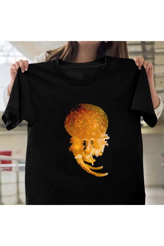 Big Jelly Funny Jellyfish Ocean Animal Pun Humor Graphic Unisex T-Shirt, up to size 5XL