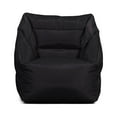 Big Joe Aurora Bean Bag Chair, Black Smartmax, Durable Polyester Nylon