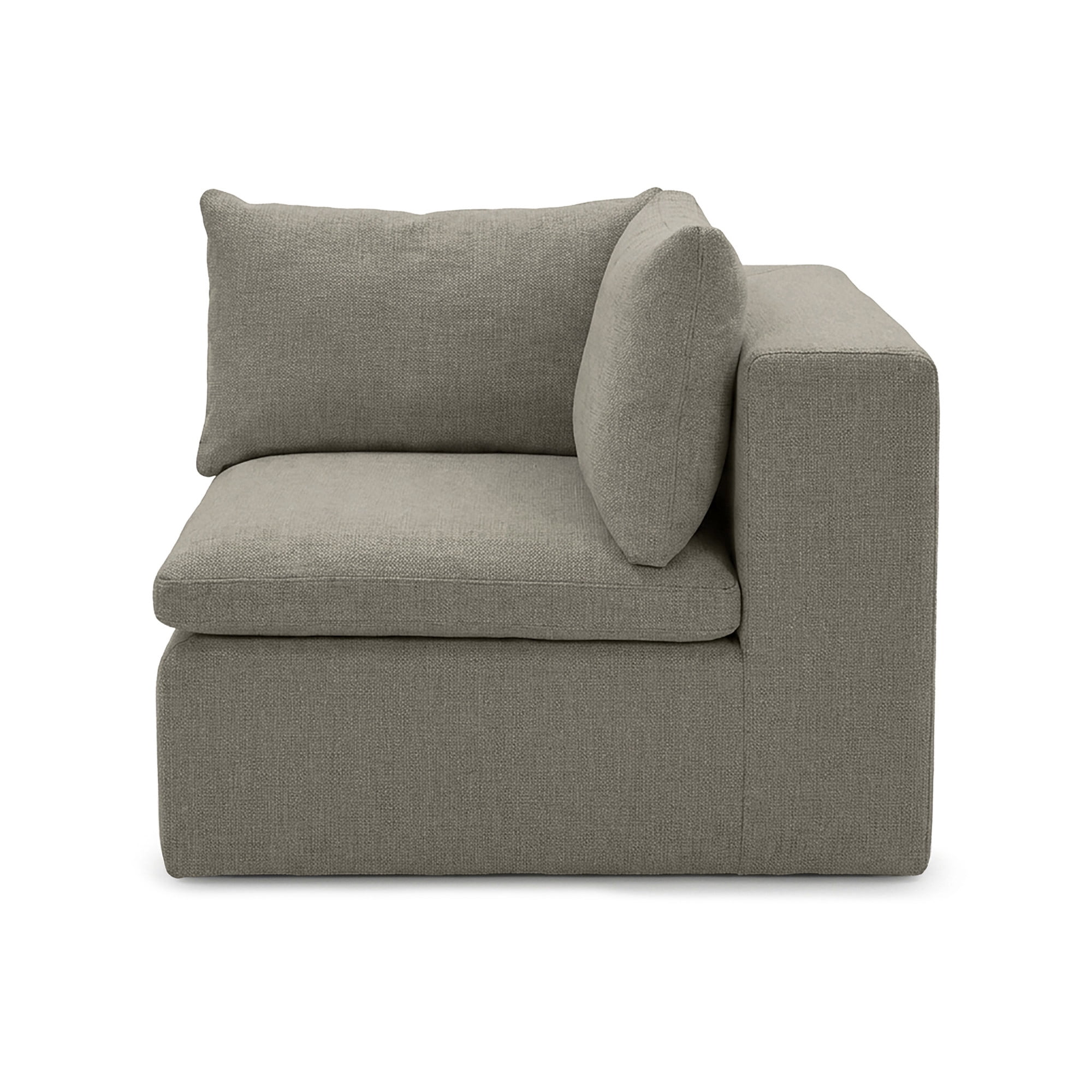 Big Joe Averra Sectional Corner Piece for Living Room, Misty Gray