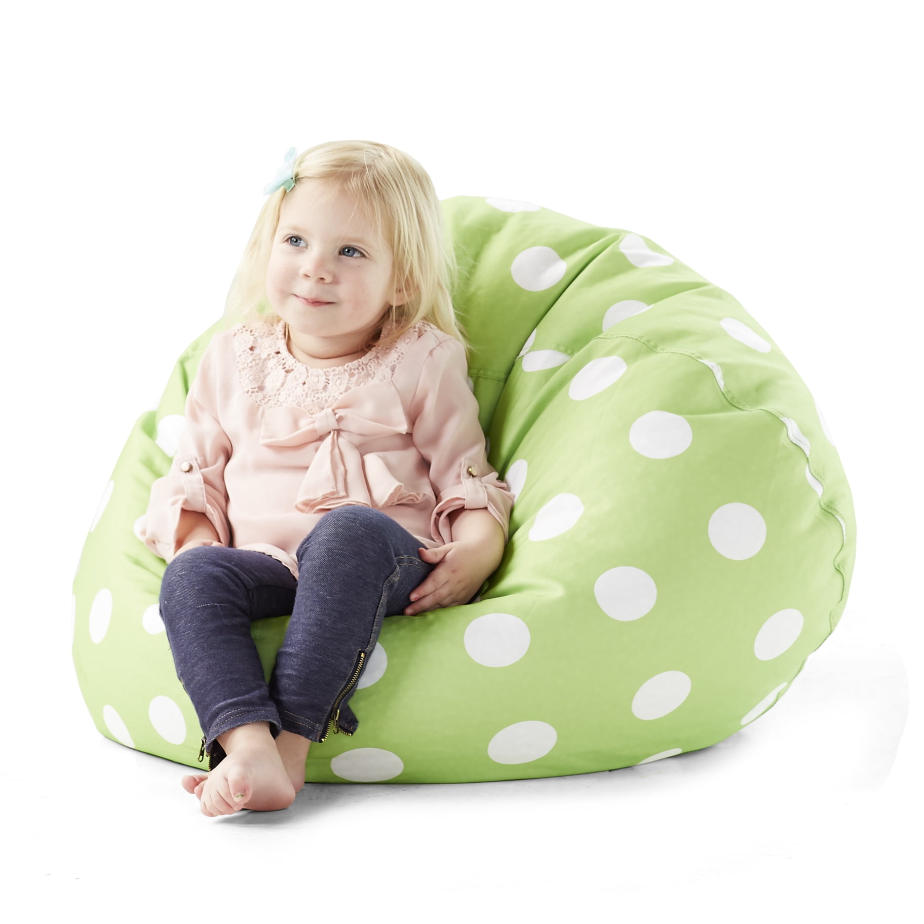 Big Joe Classic 88 Kids Polka Dot Bean Bag Chair, Multiple Colors