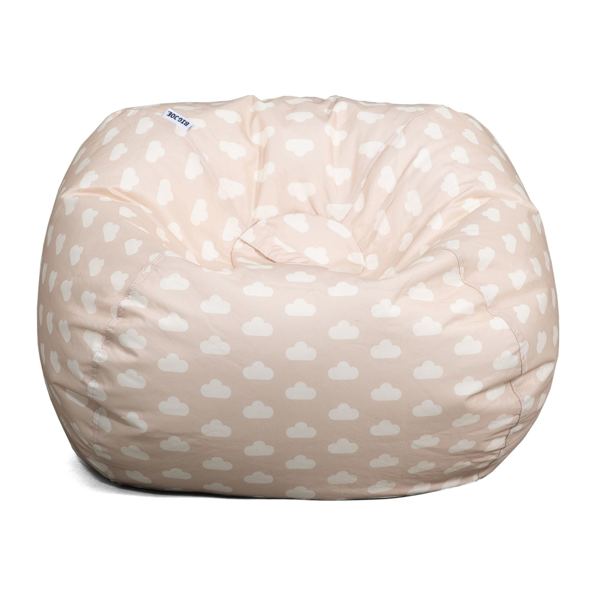 Mini Clouds Oat Polyester Bean Bag Chair with Removable Cover