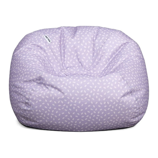 Big Joe Classic Bean Bag Chair, Petal Pip Lilac Smartmax, Durable