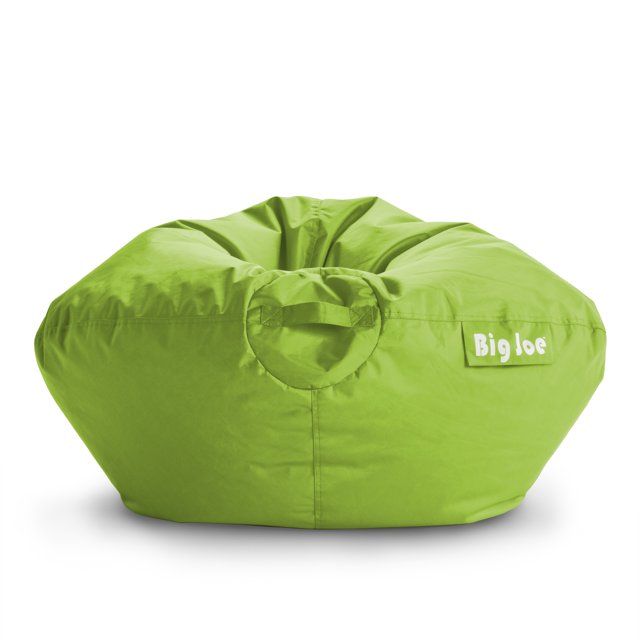 Big Joe Classic Bean Bag Chair, Spicy Lime Smartmax, Durable Polyester