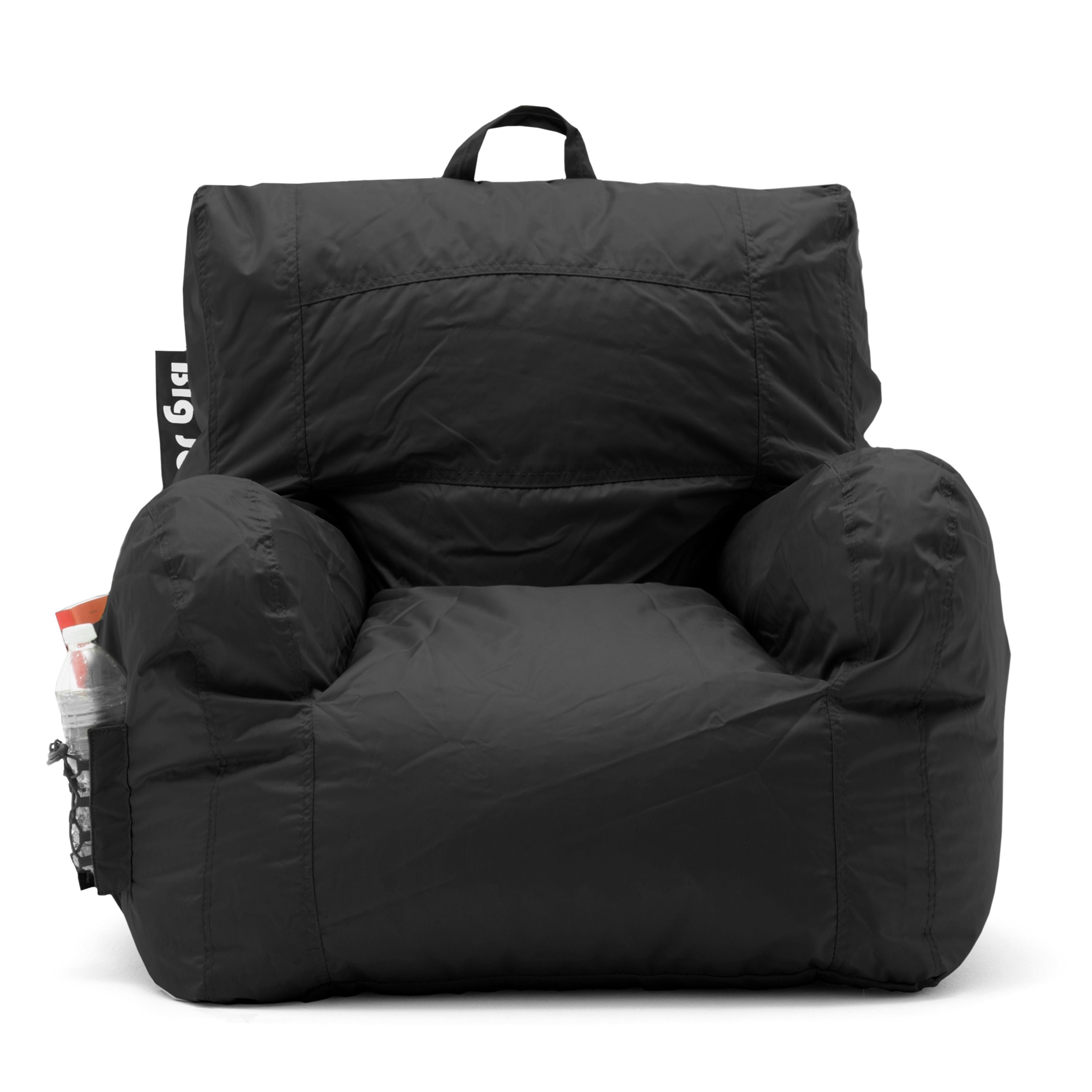 AJD Home Black Bean Bag Lounger Adult Size, Large Bean Bag Chair with Filler  Included, Big Bean Bag Chairs for Adults - On Sale - Bed Bath & Beyond -  32351401