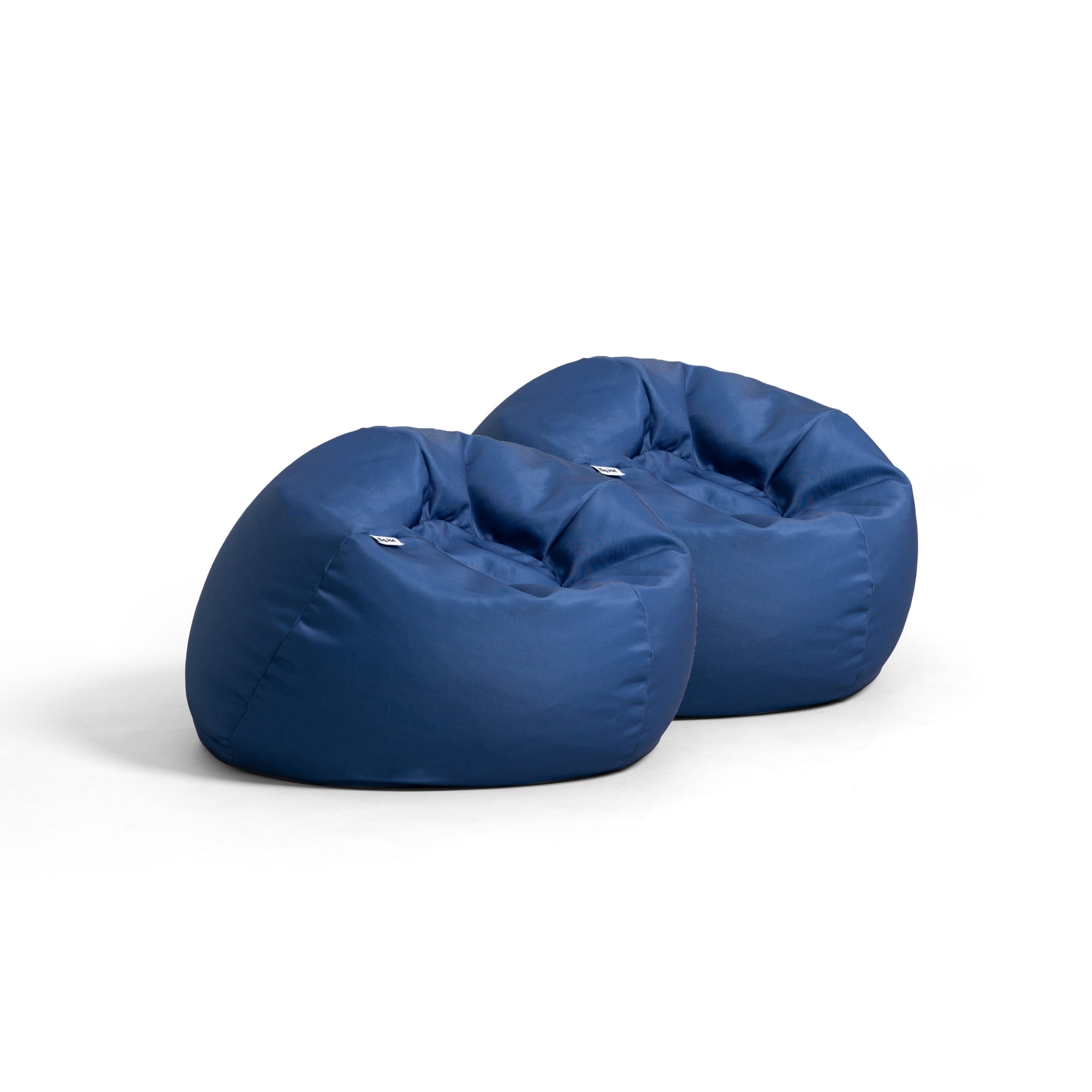Free Shipping! Big Joe Dot 2 Pack Bean Bag Chairs, True Navy, Cozy