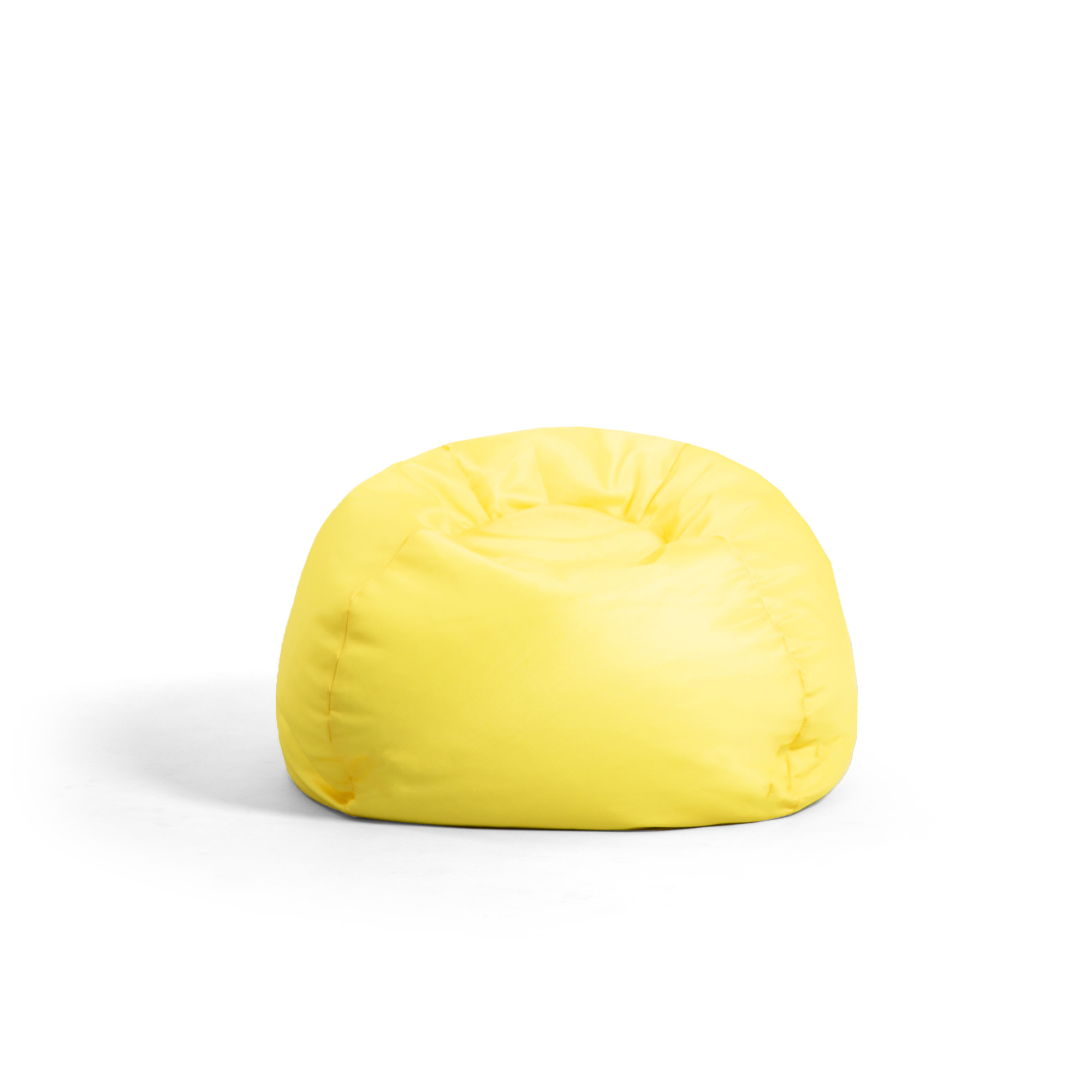 Big Joe Dot Bean Bag Chair, Buttercup Gabardine, Smooth Polyester Blend