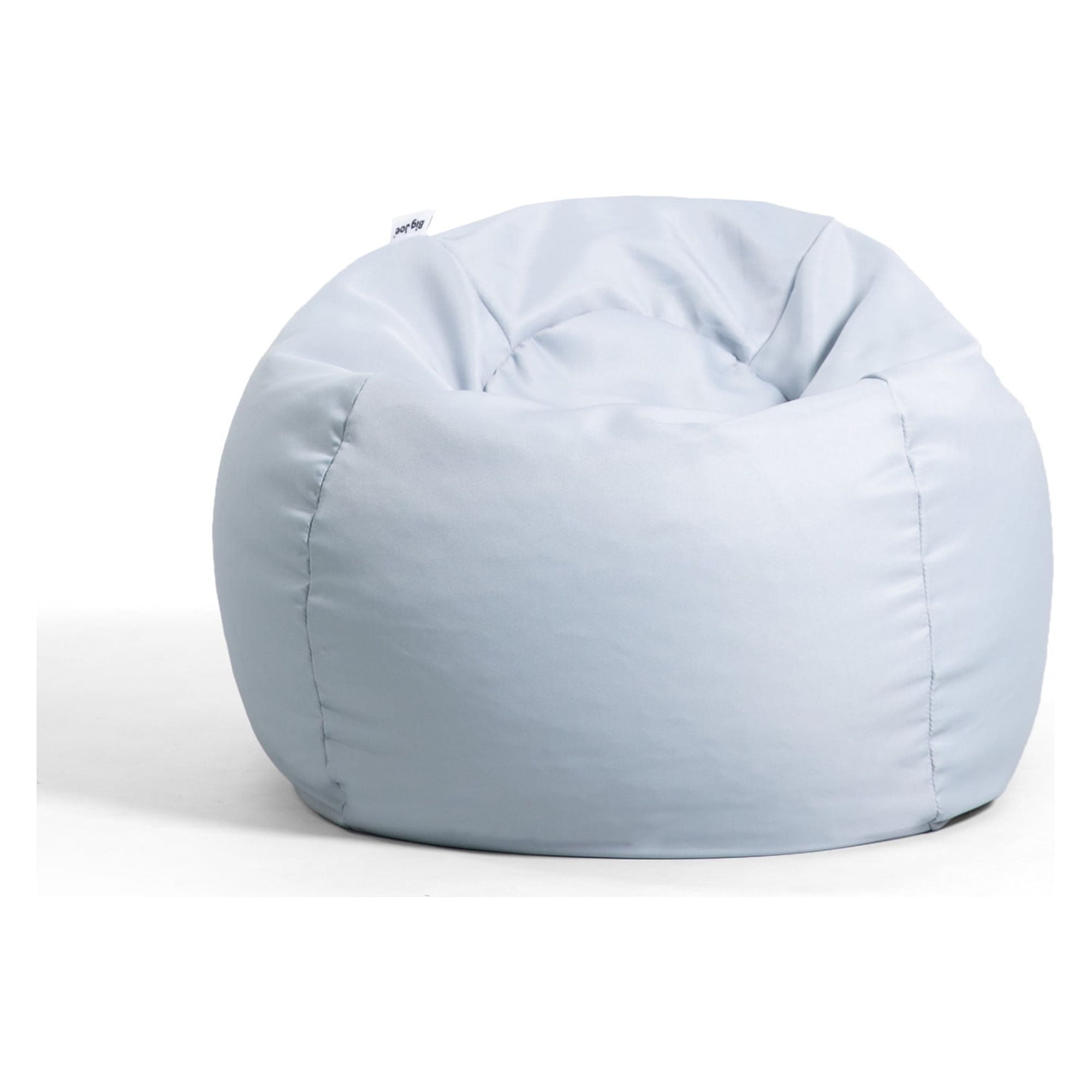 Big Joe Dot Bean Bag Chair, Cloud Gray Gabardine, Smooth Polyester