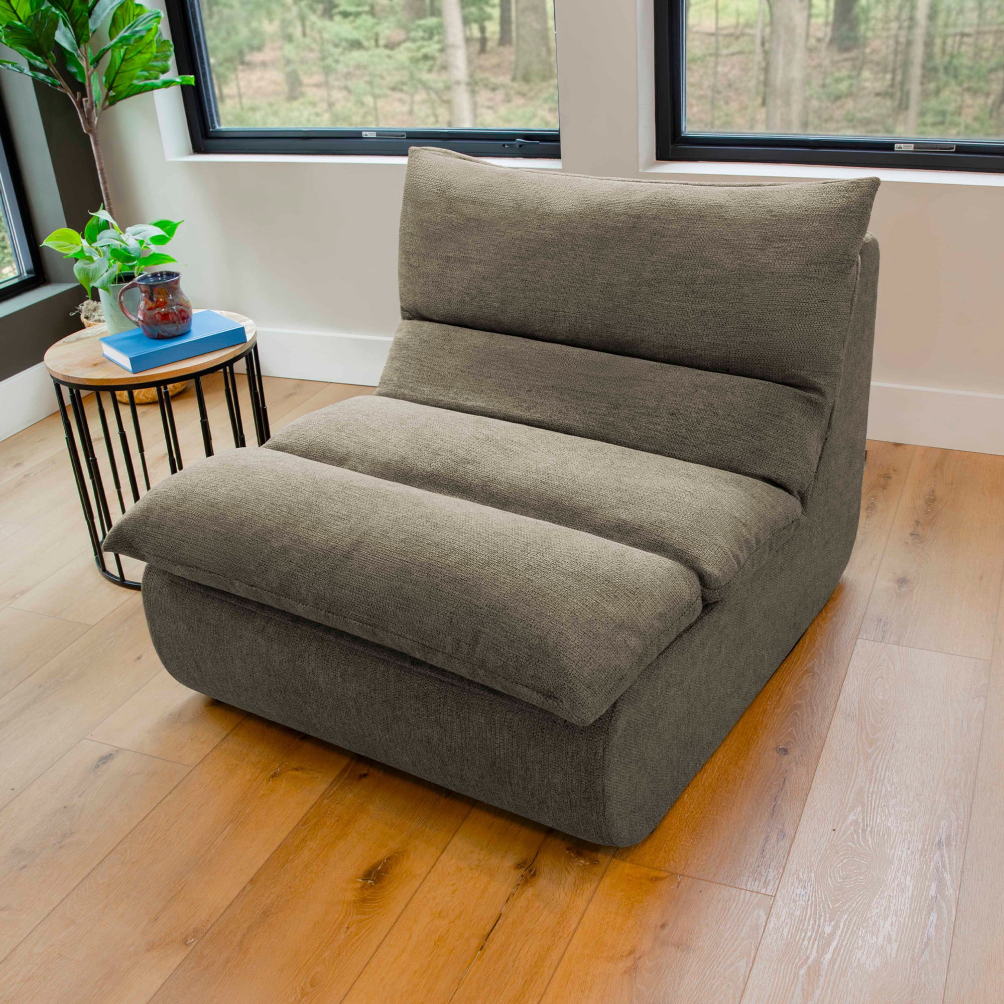 Big Joe Driftscape Indoor Accent Cloud Chair, Misty Gray