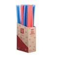 thumbnail image 1 of Big Joe Mega Swim Noodle 12Pk Pool Noodles, Red Round, Blue Star Foam, 4 feet, 1 of 7