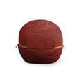 thumbnail image 1 of Big Joe Fuf 5Ft Oversized Foam Bean Bag Chair for Kids, Teens, Adults, Deep Terracotta, Corded Plush, 5 foot Large Reading and Gaming Seat, 1 of 6