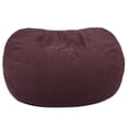 thumbnail image 1 of Big Joe Fuf 7Ft Giant Foam Bean Bag Chair, Oversized Couch with Removable Cover for Kids, Teens, Adults, Merlot Cloudweave, 7 Foot, 1 of 9