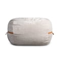thumbnail image 1 of Big Joe Fuf 7Ft Giant Foam Bean Bag Chair, Oversized Couch with Removable Cover for Kids, Teens, Adults, Vanilla Latte Corded Plush, 7 Foot, 1 of 8