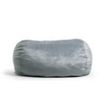Big Joe Fuf Media Lounger Foam Filled Bean Bag Chair with Removable