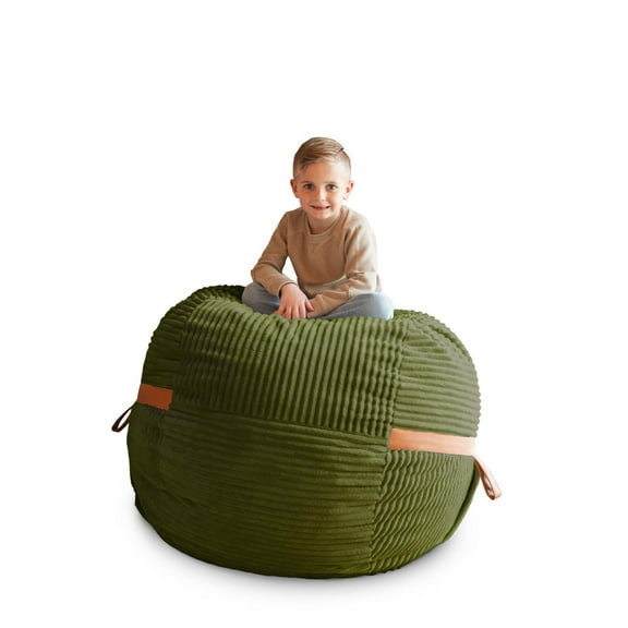 Big Joe Fuf Medium Foam Filled Bean Bag Chair with Removable Cover, 3 feet Big
