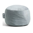 thumbnail image 1 of Big Joe Fuf Small Foam Filled Bean Bag Chair, Gray Plush, Soft Polyester, 2 feet, 1 of 8