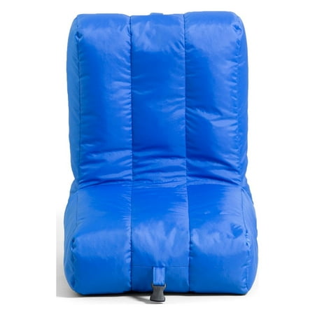 Big Joe Grab & Go Travel Bean Bag Chair, Pacific Blue SmartMax, Durable Polyester Nylon Blend, 1.5 feet