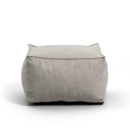 Big Joe Imperial Lounger Ottoman, Union 2ft, Cement Suede