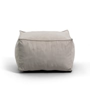 Big Joe Imperial Lounger Ottoman, Union 2ft, Cement Suede