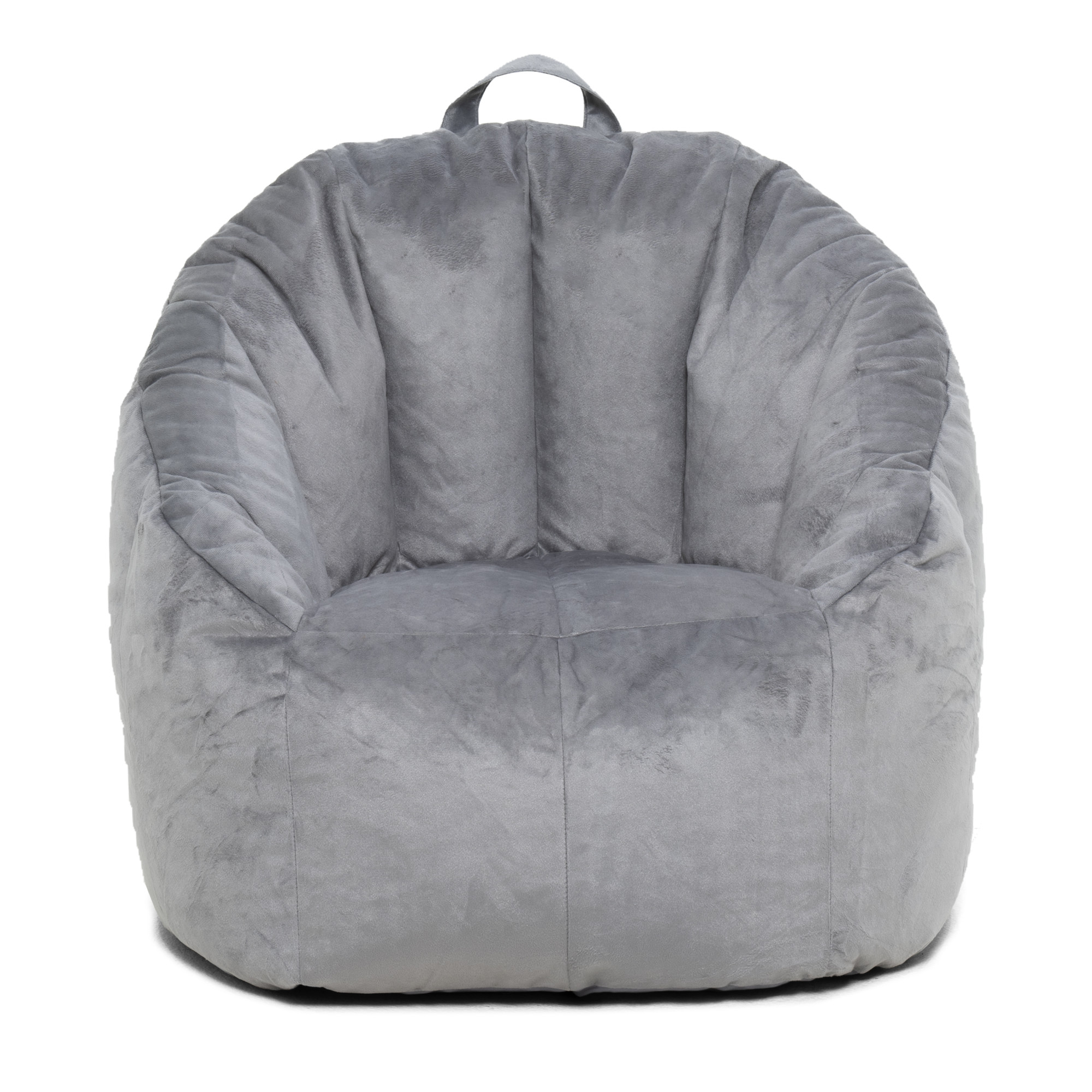 Big Joe Joey Bean Bag Chair, Plush, Kids/Teens, 2.5ft, Gray - image 1 of 9