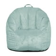 Big Joe Joey Bean Bag Chair, Plush, Kids/Teens, 2.5ft, Turquoise