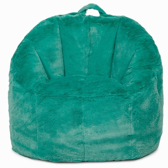 Big Joe Joey Bean Bag Chair, Plush, Kids/Teens, 2.5ft, Sea Green