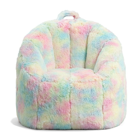 Big Joe Joey Bean Bag Chair, Plushie, Kids/Teens, 2.5ft, Unicorn Rainbow