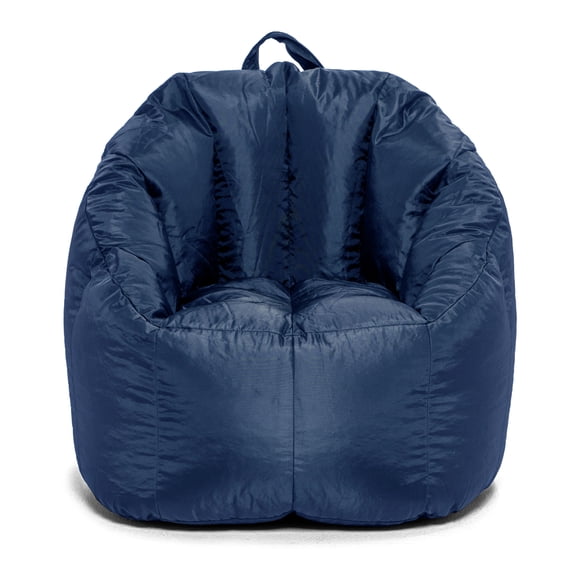 Big Joe Joey Bean Bag Chair for Kids/Teens, 2.5 ft Smartmax Lounge Chair, Easy-Clean & Lightweight, Navy