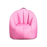 Big Joe Joey Junior Kids Bean Bag Chair, 1.5 Feet, Durable Polyester Nylon Blend, Cashmere Rose