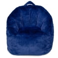 thumbnail interactive-video image 1 of Big Joe Joey Junior Bean Bag Chair for Kids, 1.5 ft Plushie Lightweight Lounge Chair, Soft Polyester, Lilac Shadow, 1 of 7