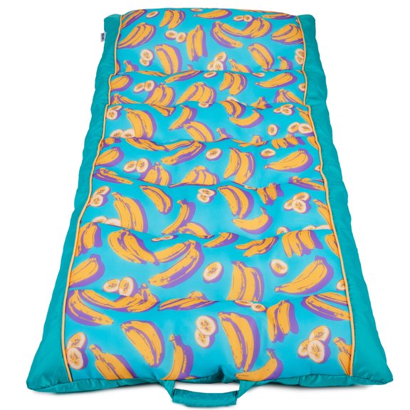 Big Joe Kona Pool Float, Banana Pop, Doubled-Sided Mesh, Quick Draining Fabric, No Inflation Needed