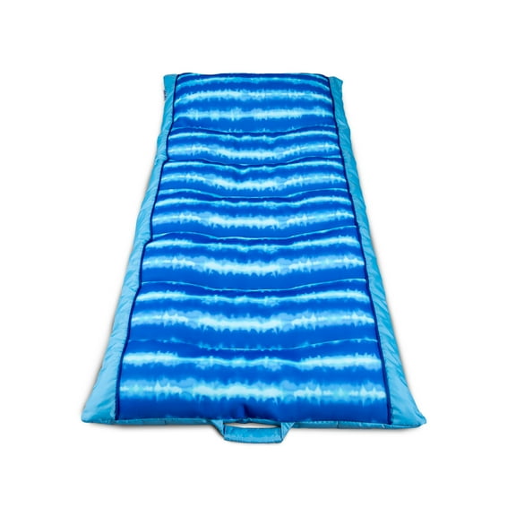 Big Joe Kona Pool Float, Ripple Blue, Doubled-Sided Mesh, Quick Draining Fabric, No Inflation Needed