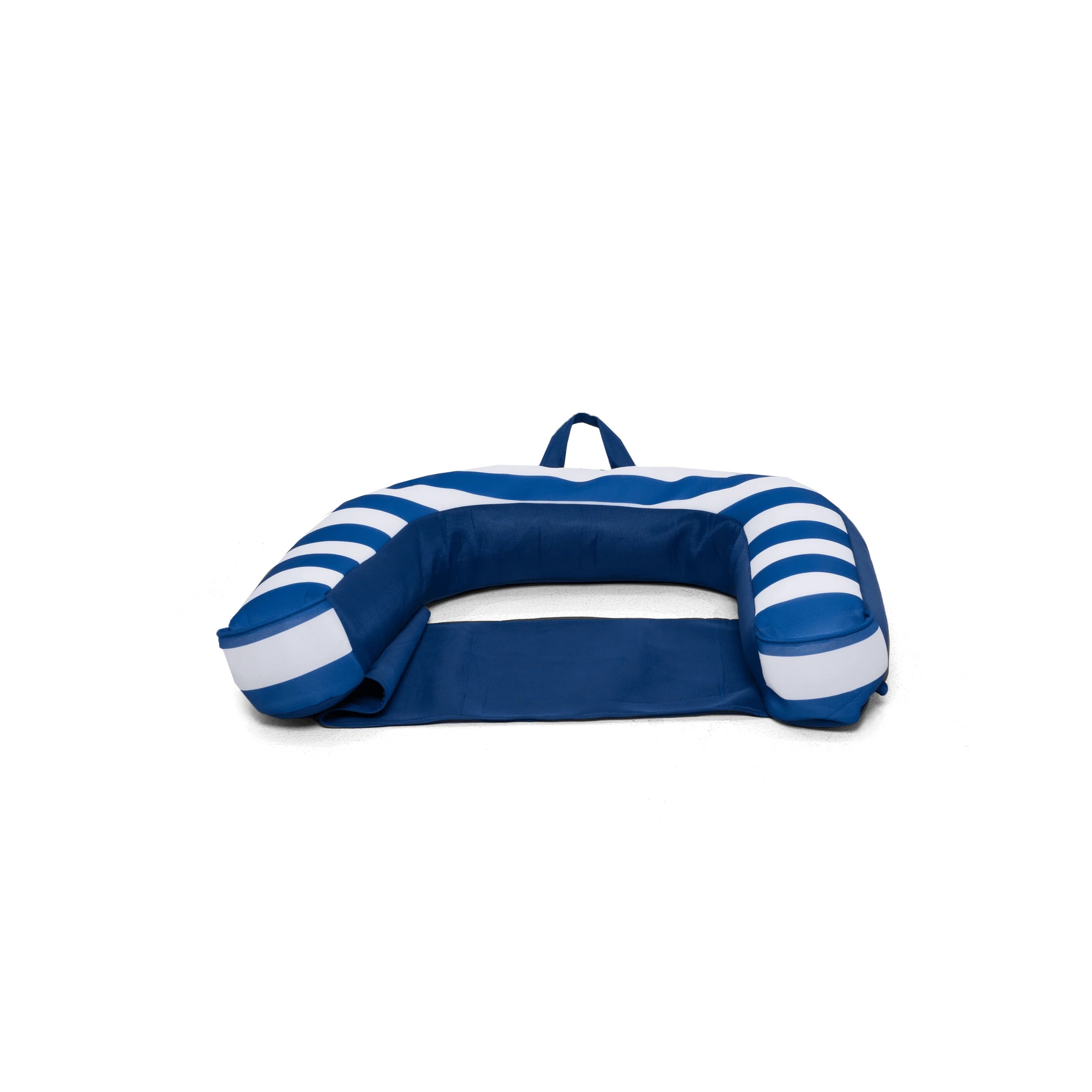 Big Joe Lazy Lounger Sling Float Blue/White