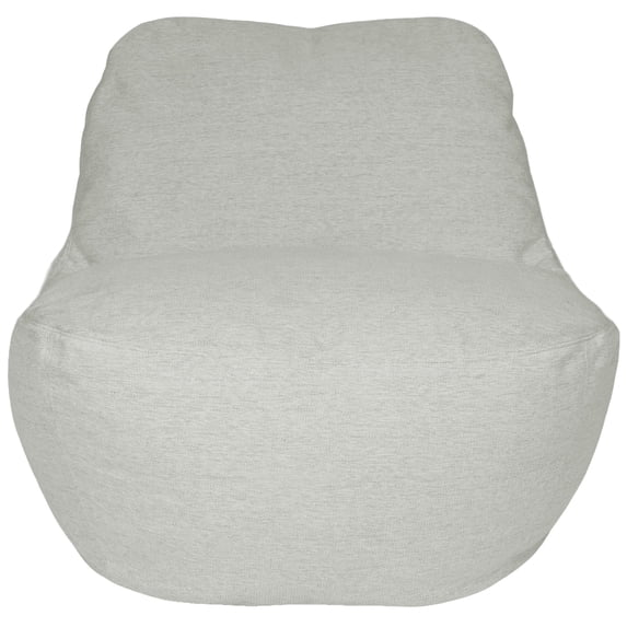 Big Joe Luft Outdoor Patio Chair, Lightweight Bean Filling, Outdoor Performance Linen, Sunday Gray