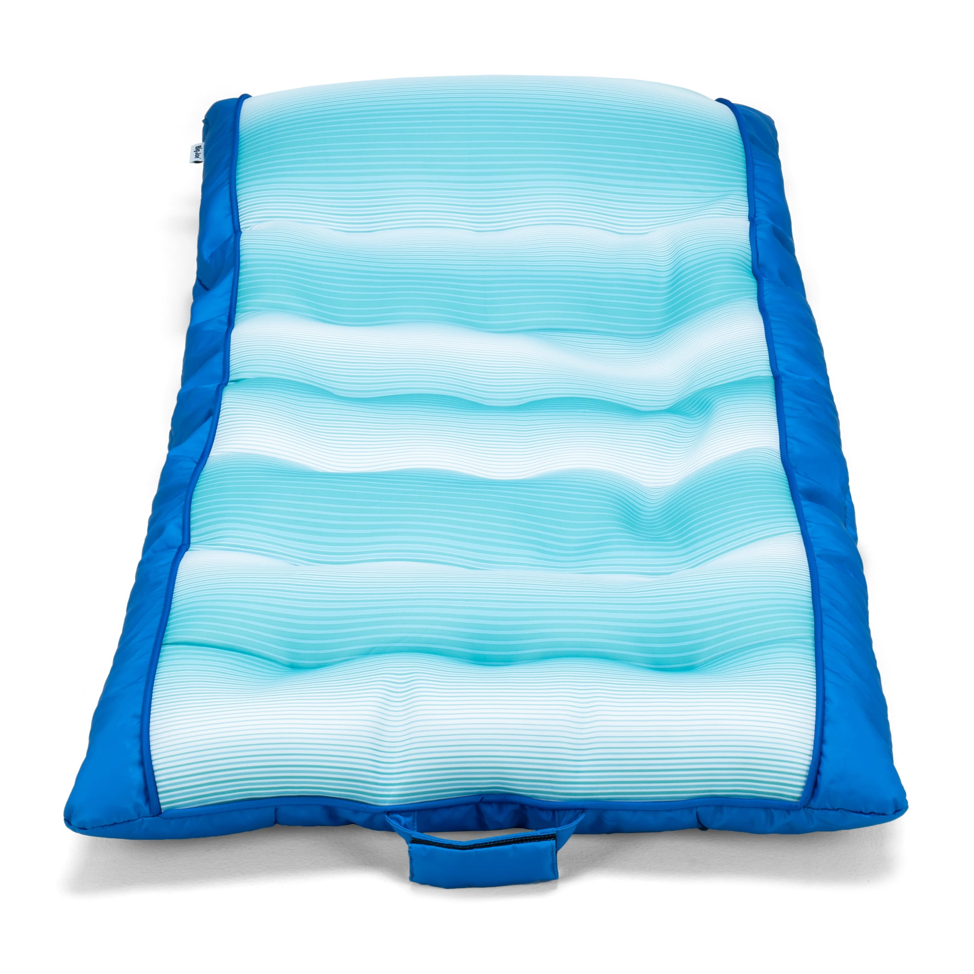 Big Joe Mesh Kona Beanbag Water Float for Pools Only, Faded Stripe Aqua