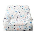 thumbnail image 1 of Big Joe Mid Mod Lightweight Molded Structured Chair, Dolce Terrazzo Lenox, Durable Woven Polyester, 2 feet, 1 of 9