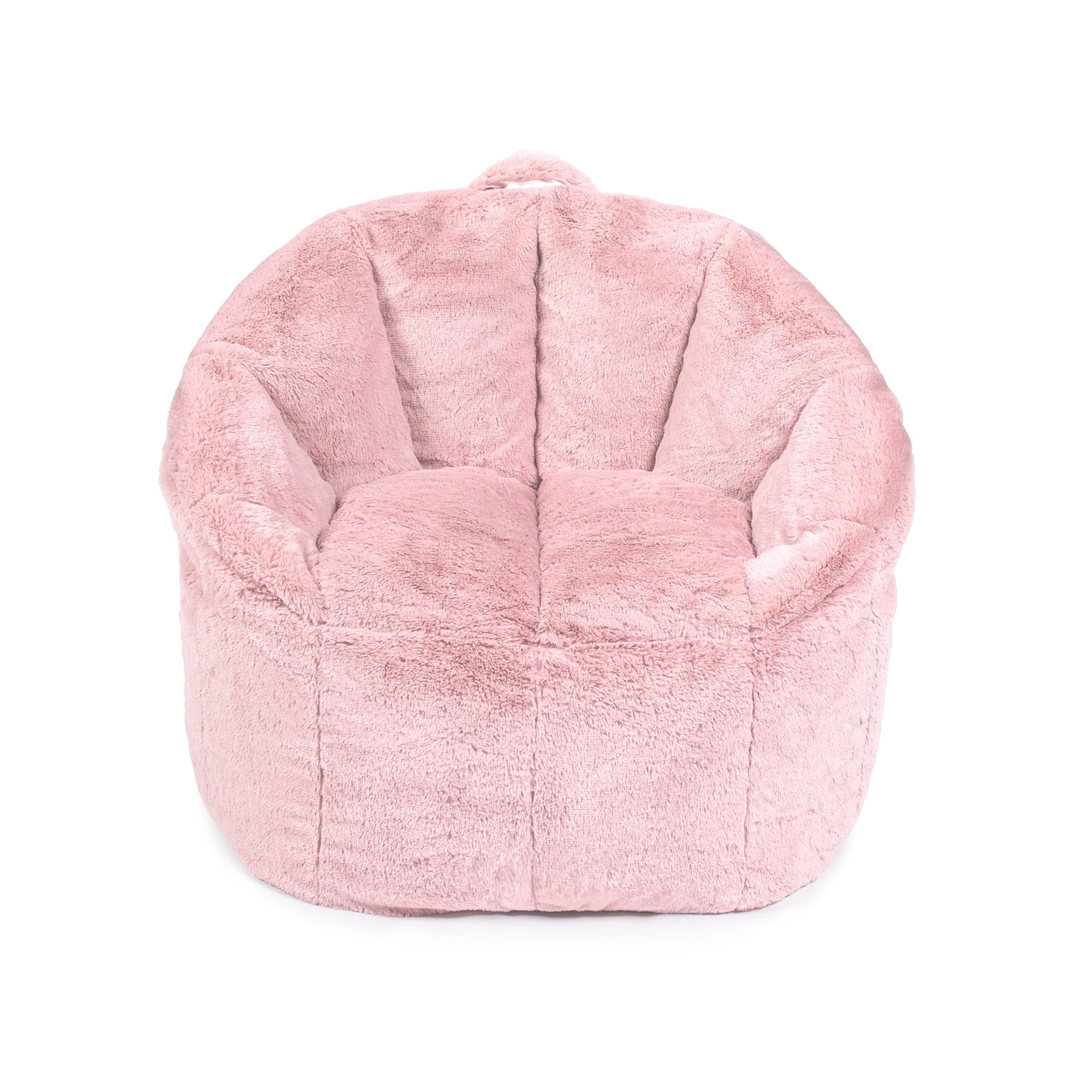 Big Joe Milano Bean Bag Chair for Kids, Teens, Adults, Ultra-Soft Mauve Plushie Polyester Blend, Lightweight Seat for Reading Nook and Gaming, 2.5 foot Refillable