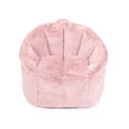 thumbnail image 1 of Big Joe Milano Bean Bag Chair for Kids, Teens, Adults, Ultra-Soft Mauve Plushie Polyester Blend, Lightweight Seat for Reading Nook and Gaming, 2.5 foot Refillable, 1 of 9