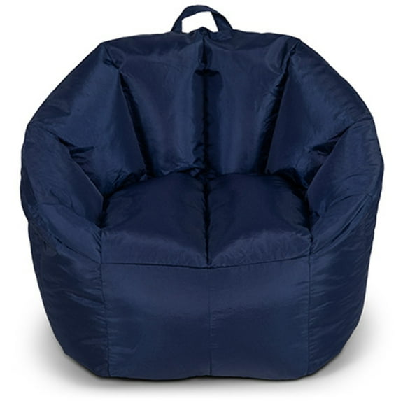 Big Joe Milano Bean Bag Chair, Navy Smartmax, Durable Polyester, 2.5 feet